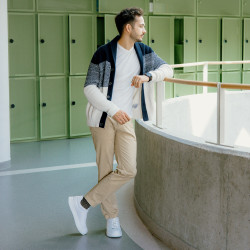 Pantofi casual/sport  barbati 970 alb lifestyle