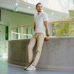Férfi sportcipő 966 bézs kombinált lifestyle
