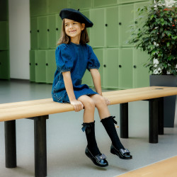 Gyerekcipő 2008 fekete lakk lifestyle