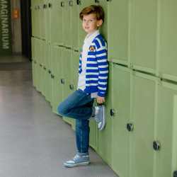 Gyerekcipők 2014 kék+fehér lifestyle