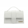 Geanta dama de umar 028g croco alb