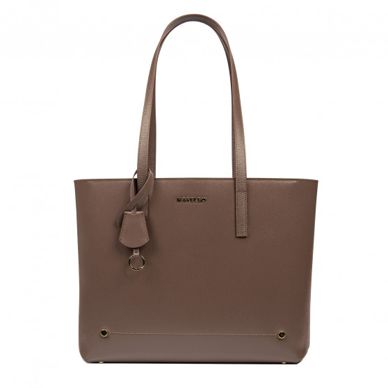 Női váll táska 030g cappuccino saffiano
