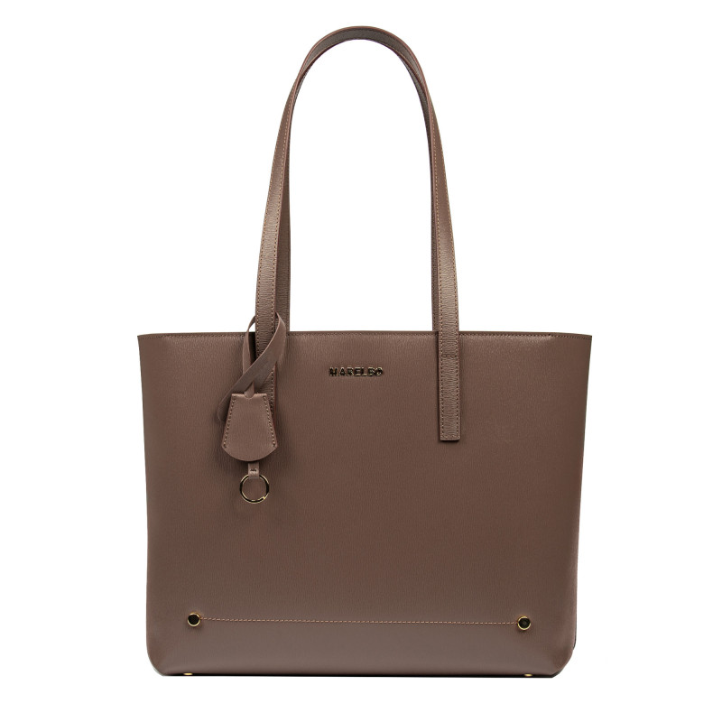 Női váll táska 030g cappuccino saffiano