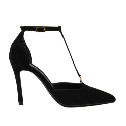 Pantofi eleganti dama 1323 negru velur