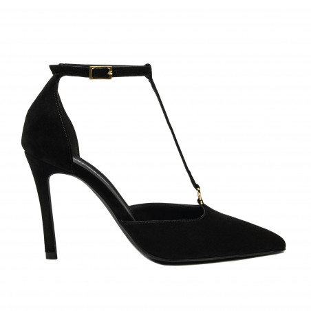 Pantofi eleganti dama 1323 negru velur