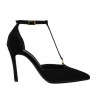 Pantofi eleganti dama 1323 negru velur