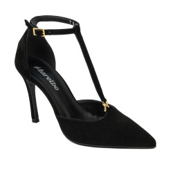 Pantofi eleganti dama 1323 negru velur