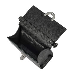 Női váll táska 032g 01 fekete kaviár