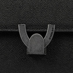 Női váll táska 032g 01 fekete kaviár