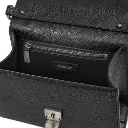 Női váll táska 032g 01 fekete kaviár