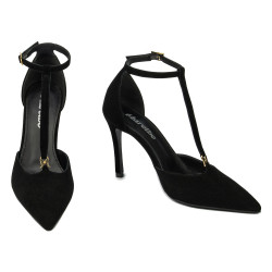 Pantofi eleganti dama 1323 negru velur