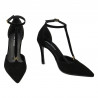 Pantofi eleganti dama 1323 negru velur
