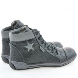 Ghete dama 3274 negru+gri