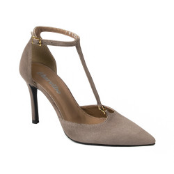 Pantofi eleganti dama 1323 nisip velur