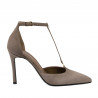 Pantofi eleganti dama 1323 nisip velur