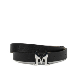 Curea dama 41m negru presat