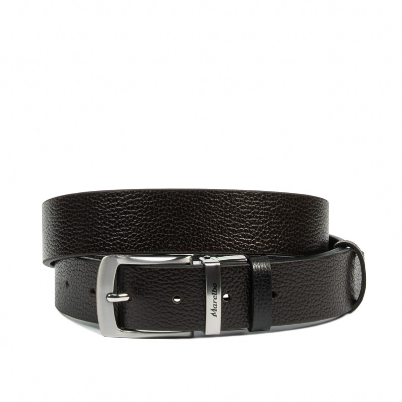 Curea barbati 71b bicolor biz negru+biz maro