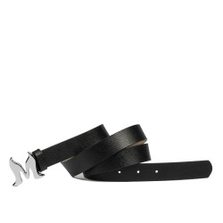 Curea dama 41m negru presat