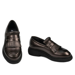 Pantofi casual dama 6081 maro sidef