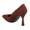 Pantofi eleganti dama 1322 coniac antilopa