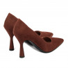 Pantofi eleganti dama 1322 coniac antilopa