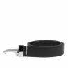Curea barbati 62b bicolor biz negru+biz maro