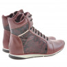Ghete dama 3275 bordo combinat