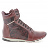 Ghete dama 3275 bordo combinat