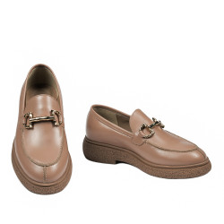 Pantofi casual dama 6080 latte