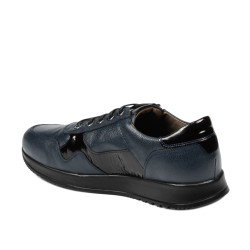 Pantofi casual/sport  barbati 916 indigo combinat