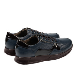 Pantofi casual/sport  barbati 916-1 indigo combinat