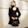 Curea dama 42-1m negru presat lifestyle