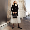 Curea dama 42-1m negru presat lifestyle