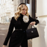 Curea dama 42-1m negru presat lifestyle