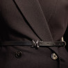 Curea dama 42-1m negru presat lifestyle