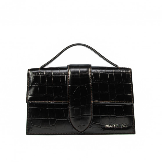 Geanta dama de umar 028g 01 croco dark brown Geanta dama de umar 028g 01 croco dark brown