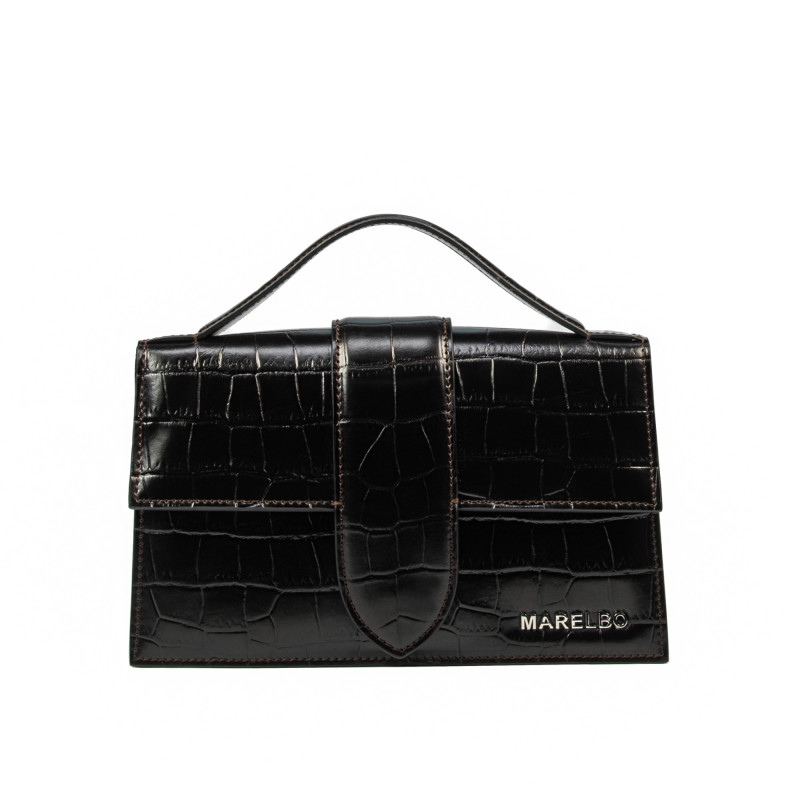 Geanta dama de umar 028g 01 croco dark brown
