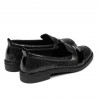 Pantofi casual/eleganti dama 6037 negru sidef combinat