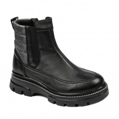 Ghete dama 3357 negru combinat
