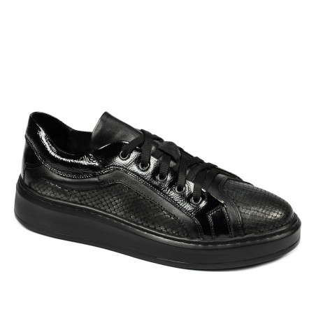 Pantofi casual/sport 6035 negru combinat