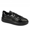 Pantofi casual/sport 6035 negru combinat