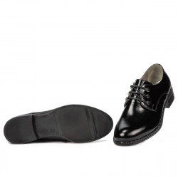 Pantofi casual dama 6020 lac negru