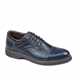Pantofi casual barbati 848 indigo+cafe