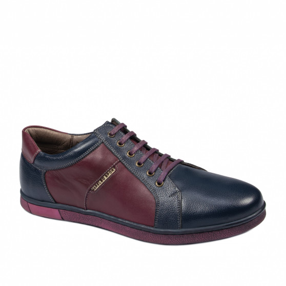 Pantofi sport barbati 849 indigo+bordo