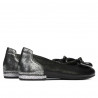 Balerini dama 6014 negru combinat