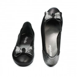 Balerini dama 6014 negru combinat