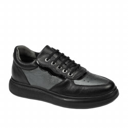 Pantofi sport 938 negru combinat