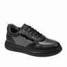 Pantofi sport 938 negru combinat