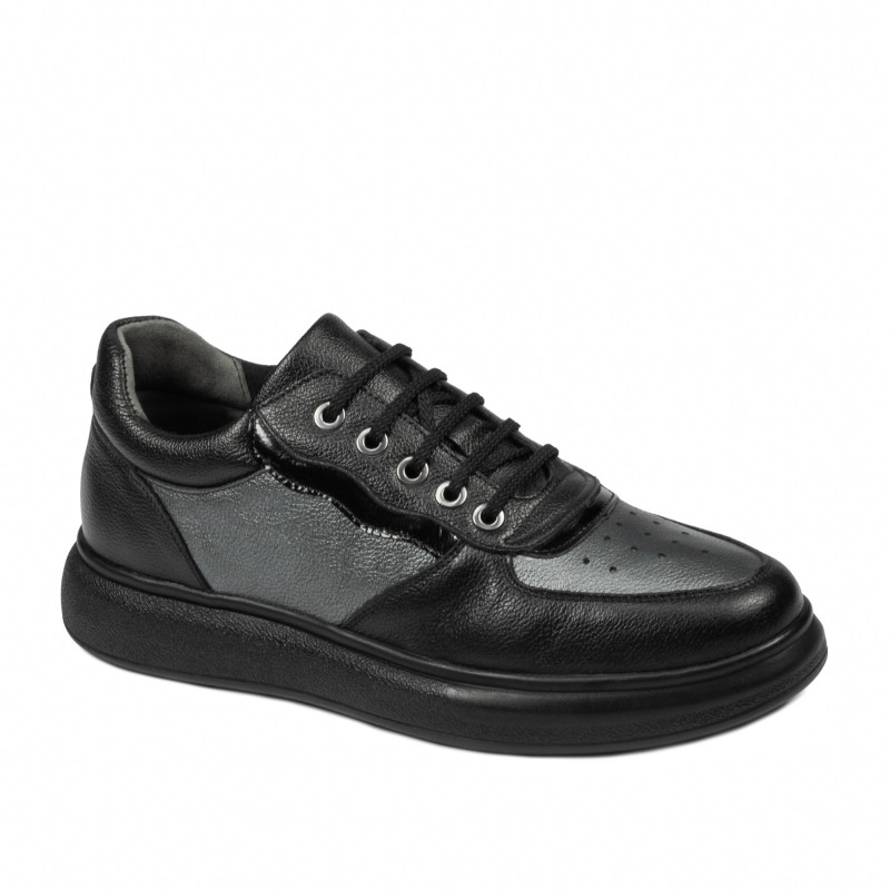 Pantofi sport 938 negru combinat