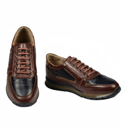 Pantofi sport barbati 833 maro+indigo